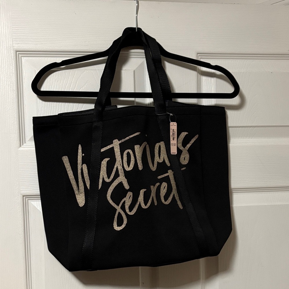 Victoria's Secret Black Tote Cooler Bag